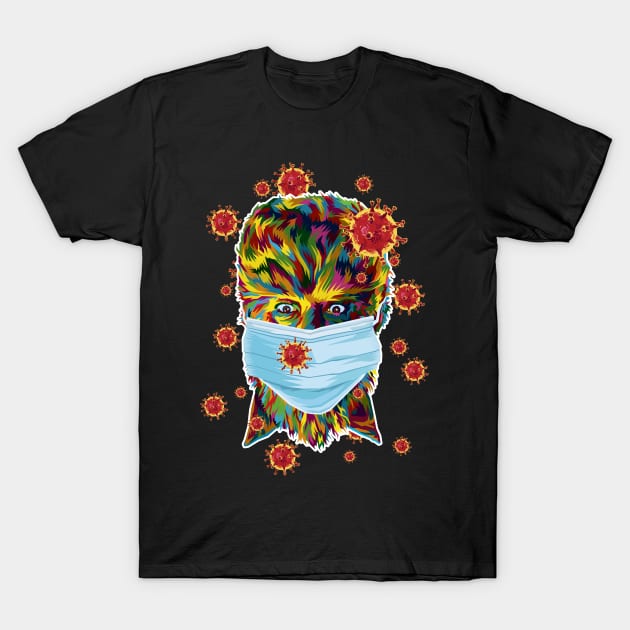 Corona Wolfman - Colorful Version T-Shirt by pentoolarts